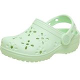 Crocs Classic Floral Cut Out Clog Kız Bebek Terlik, Yeşil, 27-28 Beden
