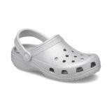 Crocs Classic Glitter Clog Bayan Terlik - Gümüş