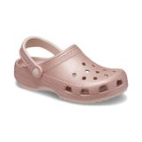 Crocs Classic Glitter Clog Bayan Terlik - Kuvars Koyu Bej