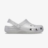 Crocs Classic Glitter Kadın Gri Terlik Düz 205942 Gri