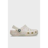 Crocs Classic Glow Paint Splatter Clog T Desenli Terlik Unisex Çocuk Terlik 212669 - Beyaz