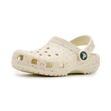 Crocs Classic Glow Paint Splatter Çocuk Terlik, Unisex, Beyaz-Turuncu-Mor, 27-28 Beden