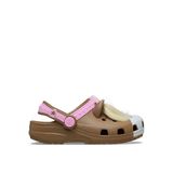 Crocs Classic IAM Horse Clog T 211371-2JJ Süt Çikolata Kahverengi Çocuk Terlik