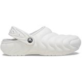 Crocs Classic Lined Overpuff Clog 210059-100 İçi Peluşlu Beyaz Unisex Terlik