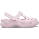 Crocs Classic Mary Jane Çocuk Pembe Sandalet, 28-29, 210615-6ZWPink Milk, Pink Milk