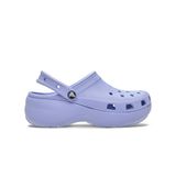 Crocs Classic Platform Clog 206750-453 Mavi Mor Kadın Terlik