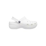 Crocs Classic Platform Clog Kadın Terlik, Beyaz, 37-38
