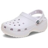 CROCS Classic Platform Clog W Kadın Terlik, Grape Ice, 36/37