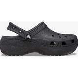 Crocs Classic Platform Glitter Clog Kadın Siyah SANDALET.001 - 001-Siyah