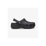 Crocs Classic Platform Glitter Clog Kadın Siyah Sandalet Juststep