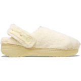 Crocs Classic Unfurgettable Clog 211116-108 İçi Kürklü Ekru Unisex Terlik