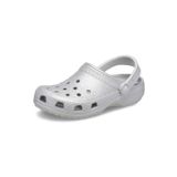 Crocs Classic Unisex Yetişkin, Terlik, Gök Mavisi (Cerulean Blue), Gümüş Parıltılı, 38/39 EU, Gümüş Işıltılı, 38/39 EU