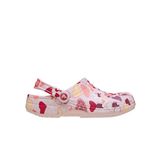 Crocs Classic VDay Clog K 209754-7CI Pink Milk Hearts Pembe Unisex Çocuk Terlik