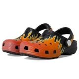 Crocs Çocuk Classic Flames Clog Terlik 23-24, 23-24, 211214, Black/Multi