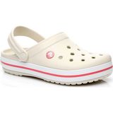 Crocs Crocband Casual Terlik Erkekler İçin Krem Rengi Düz Topuklu Konforlu Tasarım