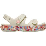 Crocs Crocband Cruiser Glow Confetti Band Sandal T 212528-2MK Summit White Guava Krem Pembe Çocuk Sandalet