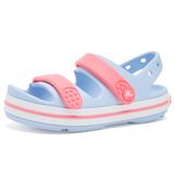Crocs Crocband Cruiser Sandal T Unisex Çocuk Ev Terliği, Blue Frost/Guava, 23/24