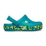 Crocs Crocband Glow Confetti Çocuk Terlik Yesıl