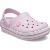 Crocs Crocband Pembe Kız Çocuk Terlik 207005-6GD Silikon/Plastik Malzemeden Düz Topuklu Rahat Kullanım - Açık Pembe