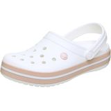 Crocs Crocband Terlik Unisex Yetişkin White/Pink Caramel 41-42 EU