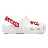 Crocs Disney Minnie Mouse Classic Clog K 208711-119 Beyaz Kırmızı Çocuk Terlik