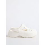 Crocs Ekru Kız Çocuk Plaj Terliği Classic Mary Jane Clog K