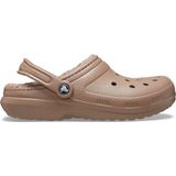 Crocs Erkek Classic Lined Clog Terlik 46-47, 46-47, 5003322242, Kahve