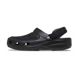 Crocs Erkek Yukon Vista II LiteRide Terlik, Siyah/Kayrak Gri, 10