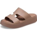 Crocs Getaway Platform Kadın Kahverengi Terlik (209409-2Q9)