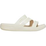 Crocs Getaway Strappy Kadın Terlik Bej Renk Düz Topuk ile Yaz Sezonu İçin Rahat Kullanım