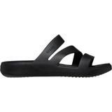 Crocs Getaway Strappy Kadın Terlik Siyah Silikon/Plastik Malzeme ile Rahat Kullanım