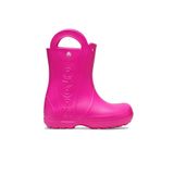 Crocs Handle It Rain Boot K Çocuk Bot, 34/35 EU, 211052-6TW, Fuşya, Unisex Çocuk