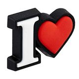 Crocs Jibbitz Charms Kırmızı ilove Terlik Süsü