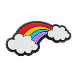 Crocs Jibbitz Rainbow Ayakkabı Süsleri | Crocs için Jibbitz, Rainbow With Clouds, One Size