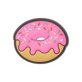 Crocs Jibbitz yemek ayakkabı fişi | Crocs'ınızı Jibbitz ile kişiselleştirin, Pembe Donut, Tek Boy