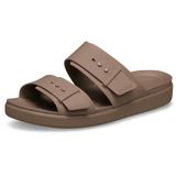 Crocs Kadın Brooklyn Tokalı Düşük Sandalet, Latte, 8