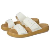 Crocs Kadın Brooklyn Tokalı Düşük Sandalet, Tebeşir/Tan, 39-40 EU