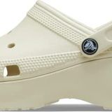 Crocs Kadın Classic Platform Clog W Terlik, Bone, 39-40 EU
