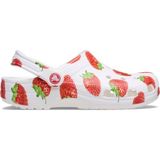 Crocs Klasik Taze Meyveler Clog unisex-yetişkin Sandalet, Çilek, 37/38 EU