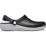 Crocs Klasik Turbo Clog unisex-yetişkin takunya, Siyah/beyaz, 46/47 EU