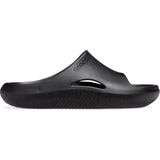 Crocs Mellow Slide Siyah Terlik Günlük Kullanım için Düz Topuklu Silikon Tasarım 208392-1