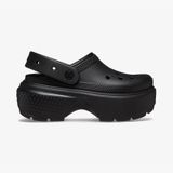 Crocs Stomp Kadın Siyah Terlik Düz 209347 Siyah