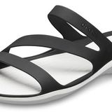 Crocs Swiftwater Sandal W Kadın Terlik Black/White 36-37