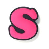 Crocs Terlik Süsü & Renkli Aksesuar Harf Jibbitz Neon Pembe