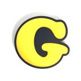 Crocs Terlik Süsü & Renkli Aksesuar Harf Jibbitz Neon Sarı