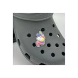 Crocs Terlik Süsü Ve Aksesuarı , Çanta Süsü – Jibbitz 3D Kabartma Unicorn Şeffaf Alt Görsel Figür Aksesuar