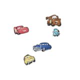 Crocs Uni-Yetişkin Pixar Cars 5'li Paket Ayakkabı Askısı, Çok Renkli
