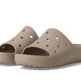 Crocs Üniseks Çocuk Classic Slide V2 Sürgülü Sandalet, Boz kahverengi, 39/40 EU