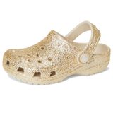 Crocs Üniseks Çocuk Klasik Iridescent Parıltılı Terlik K, Kum Taşı, 27/28 EU