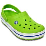 Crocs Üniseks Crocband Terlik,Volt Green-Varsity Blue,41 EU,Erkek ve Kadın Timsah Bandı Terlik (Ekli Renkler)